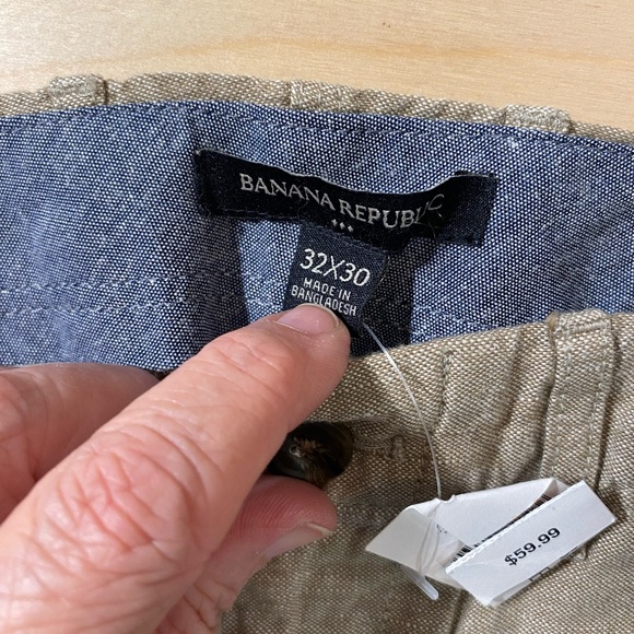 Banana Republic Linen/Cotton Blend Pants 32 x 30 (FK) - Picture 9 of 14